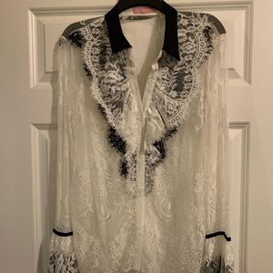 Victorian lace blouse
